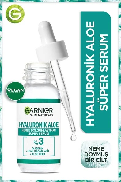 Garnier Hyaluronik Aloe Nemlendirici Ve Dolgunlaştırıcı Süper Serum 30ml ürün görseli 1