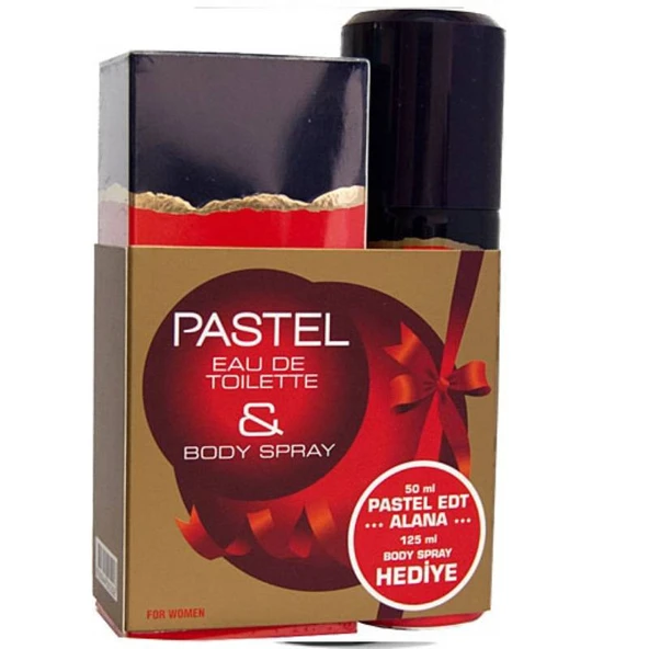 Pastel For Women Edt 50 ml Deo Sprey 125 ml Kadın Parfüm Seti ürün görseli 1