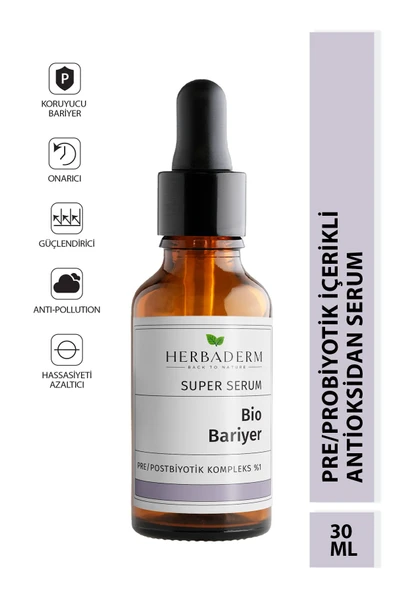Herbaderm Aydınlatıcı, Onarıcı, Yenileyici Pre/postbiyotik Super Serum ürün görseli 1