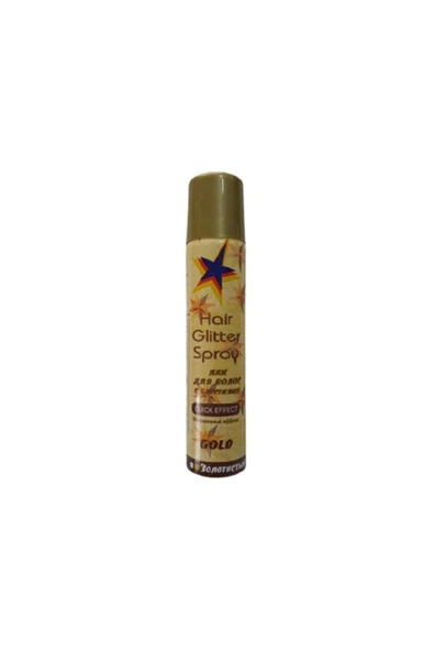 Gold Glitter Renkli Saç Spreyi Gold 75 Ml ürün görseli 1