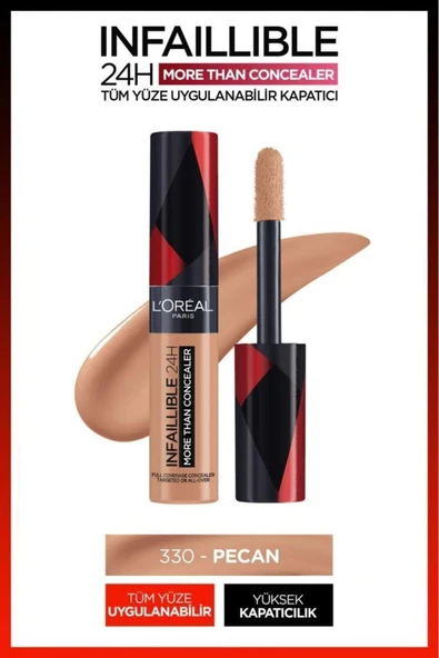 L'Oreal Paris L'Oréal Paris Infaillible 24H Tüm Yüze Uygulanabilir Kapatıcı - 330 Pecan ürün görseli 1