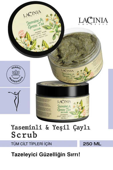 Lacinia Yasemin Yeşil Çaylı Scrub Peeling 250 ml. ürün görseli 1