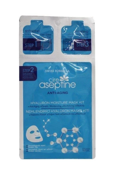 CIRE ASEPTINE Nemlendirici Hyaluron Maske 3 Lü ürün görseli 1