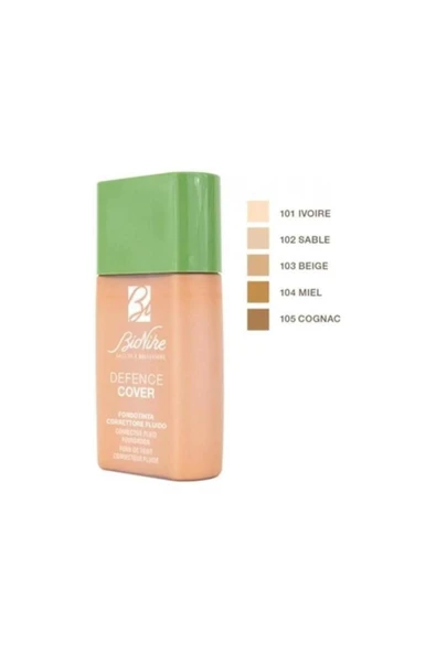 BioNike Defence Cover Corrective Fluide Foundation Spf30 40 ml - No: 104 Miel ürün görseli 1
