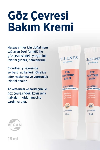 Celenes Cloudberry Göz Çevresi Bakım Kremi 15 Ml - Resim 4