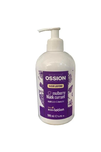 Morfose Ossion Vücut Losyonu Siyah Üzüm Ve Karadut 500 ml ürün görseli 1