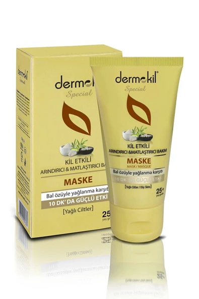 Dermokil Special Bal Özlü Yağ Dengeleyici Kil Maskesi 50 ml ürün görseli 1