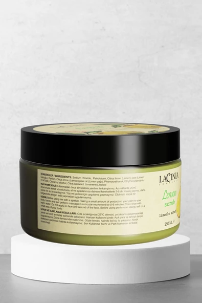 Lacinia Limonlu Scrub 250 Ml - Resim 4