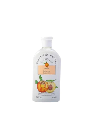 Cliven Natura Peach Softening Body Milk Vücut Sütü 300 ml ürün görseli 1