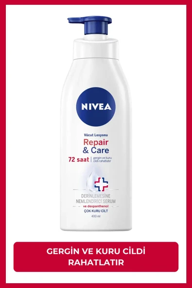 NIVEA Repair And Care Yoğun Bakım & Onarıcı Vücut Losyonu 400 ml ürün görseli 1