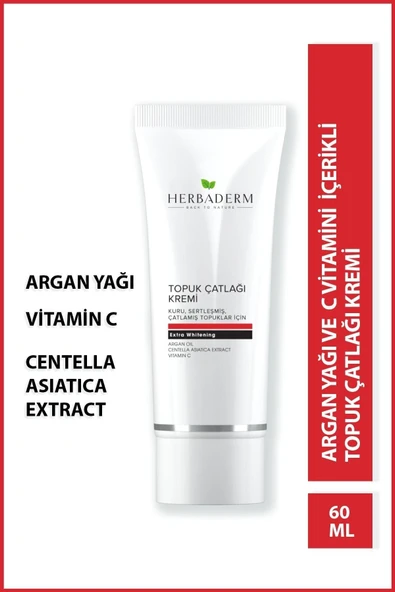 Herbaderm Ayak Ve Topuk Çatlaklarına Karşı Bakım Kremi Argan Yağlı 60 ml ürün görseli 1