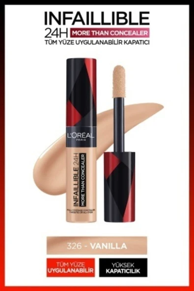 L'Oreal Paris L'Oréal Paris Infaillible 24H Tüm Yüze Uygulanabilir Kapatıcı - 326 Vanilla ürün görseli 1
