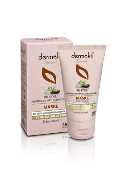 Dermokil Special Nar Özü İle Peeling & Cilt Yenileyici Yağlı Cilt İçin  Maske 50 ml ürün görseli 1
