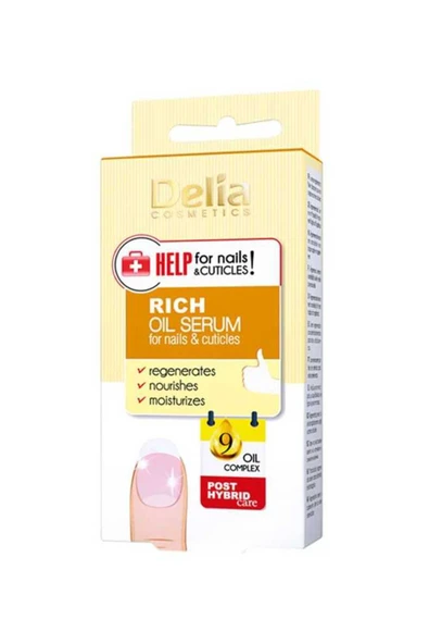 Delia Cosmetics Stop/help For Nails Cuticle Rich Oil Serum11 ml ürün görseli 1