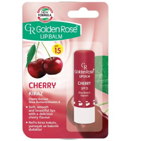 Golden Rose Lip Balm No: 07 Cherry - Dudak Bakım Kremi Ve Nemlendirici - 8691190069995 ürün görseli 1