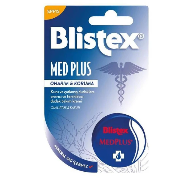 Blistex Kuruyan Ve Çatlayan Dudaklara Yoğun Bakım (KAVANOZ) Medplus Jar 7 ml ürün görseli 1