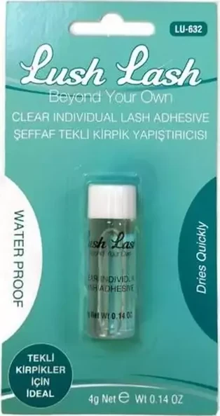 Lush Lash Takma Tekli Kirpik Yapıştırıcı Saydam 4 G Lu-632 ürün görseli 1