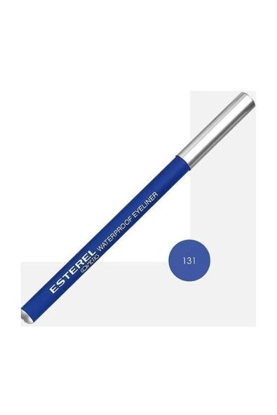 Esterel Suya Dayanıklı Eyeliner Saks Mavi No:131, Waterproof Eyeliner Magenta Blue No: 131 ürün görseli 1