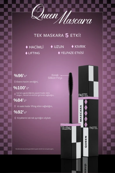 Pastel Queen Mascara - Maskara - Resim 4