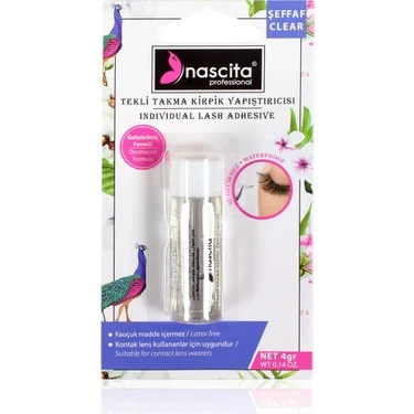 nascita Şeffaf Takma Kirpik Yapıştırıcı 4 Gr. ürün görseli 1