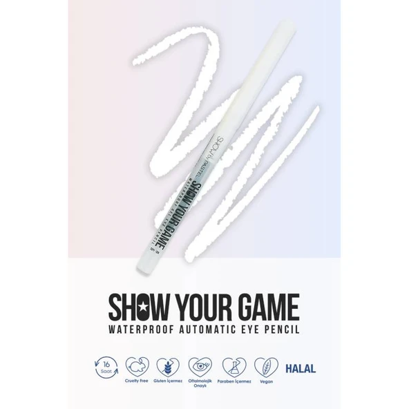 Show by Pastel Show Your Game Waterproof Gel Eye Pencil - Jel Göz Kalemi 405 ürün görseli 1