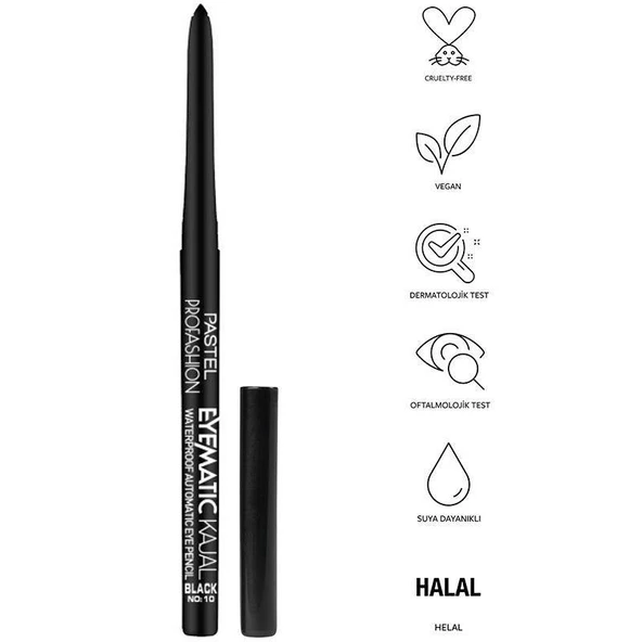 Pastel Eyematic Kajal Waterproof 10 Göz Kalemi ürün görseli 1