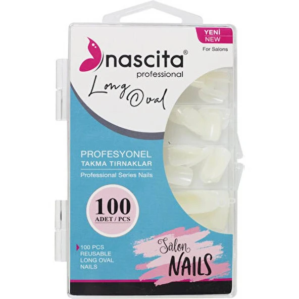 nascita 100lü Kutulu Long Oval Takma Tırnak - 165 ürün görseli 1