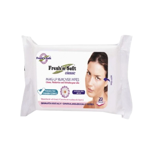 FRESHNSOFT Fresh'n Soft Makyaj Temizlik Mendili 20' Li ürün görseli 1