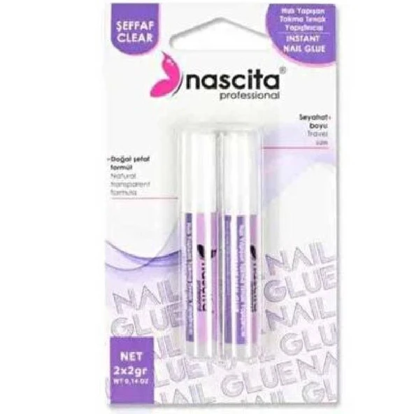 nascita Şeffaf Takma Tırnak Yapıştırıcısı - 05 ürün görseli 1