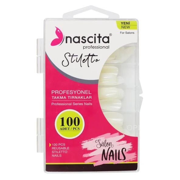 nascita 100'lü Kutulu Stiletto Takma Tırnak - 164 ürün görseli 1
