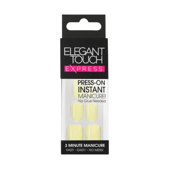 Elegant Touch Express Polished Dusky Yellow Takma Tırnak 5011522290812 ürün görseli 1