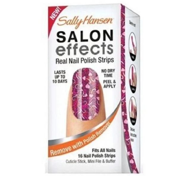Sally Hansen Gerçek Ojeden Yapılan Desenli Tırnak Bantları 0074170386332 ürün görseli 1