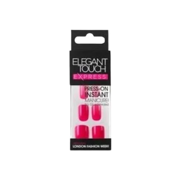 Elegant Touch Express Polished Bright Pink Takma Tırnak 5011522093734 ürün görseli 1