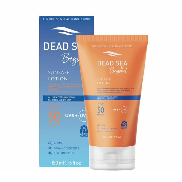 Dead Sea Beyond Dead Sea Beyond Sunsafe Lotion SPF50+ 150 ml ürün görseli 1