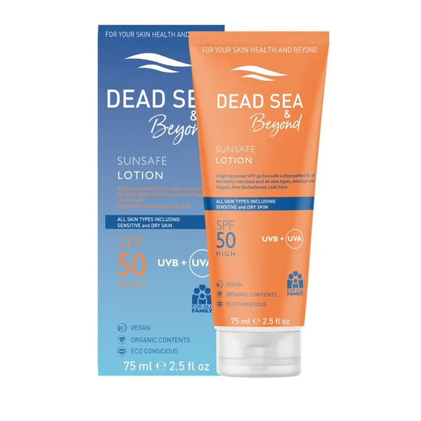 Dead Sea Beyond Dead Sea Beyond Sunsafe Lotion SPF50+ 75 ml ürün görseli 1