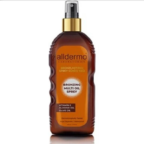 Alldermo Bronzlaştırıcı Sprey Güneş Yağı Spf 15 200 ml ürün görseli 1