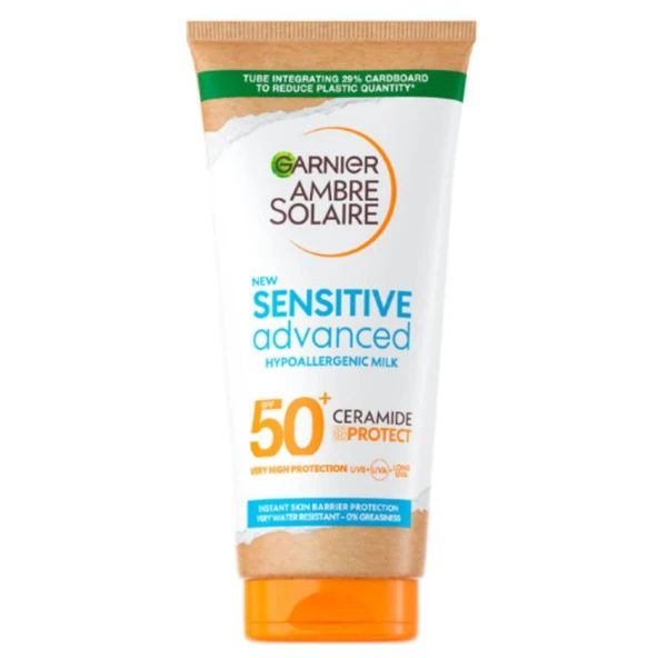 Garnier Ambre Solaire Sensitive Advanced Milk SPF 50+ 175 ml ürün görseli 1