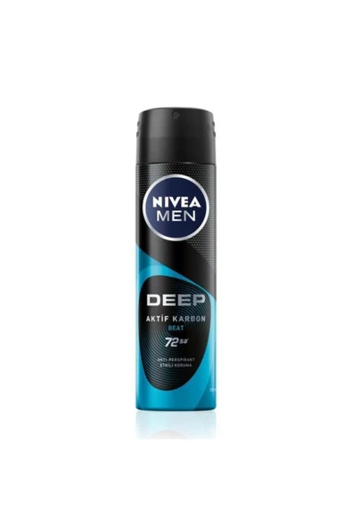 NİVEA MEN DEODORANT DEEP BEAT ERKEK SPREY 150 ML - Resim 2
