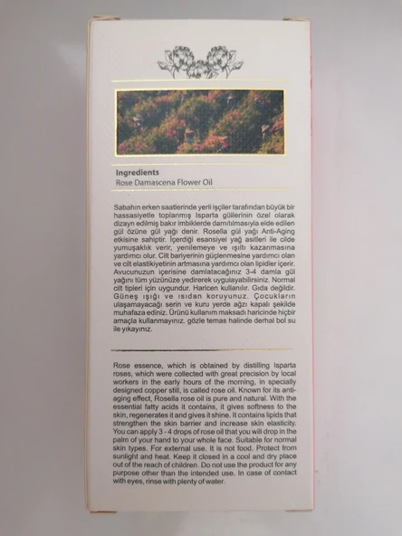 Rosella Essentıal Gül Yağı 30ml - Resim 7