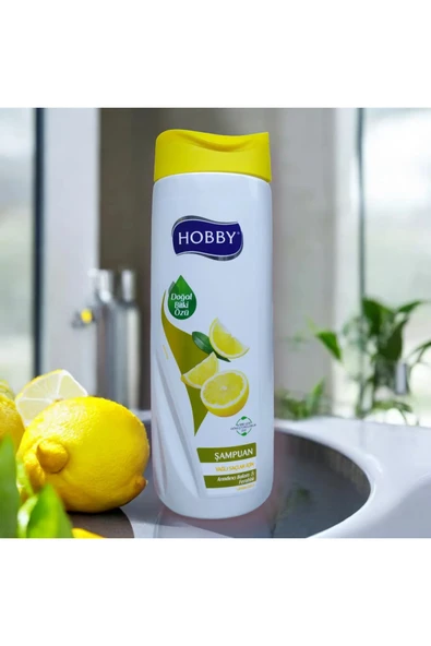 Hobby LİMON ÖZLÜ Şampuan 500ml Doğal Bitki Özlü ürün görseli 1