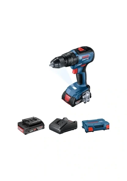 Bosch Professional GSB 18V-50 2x2Ah Çift Akülü Darbeli Delme-Vidalama Makinesi - 06019H5100 ürün görseli 1