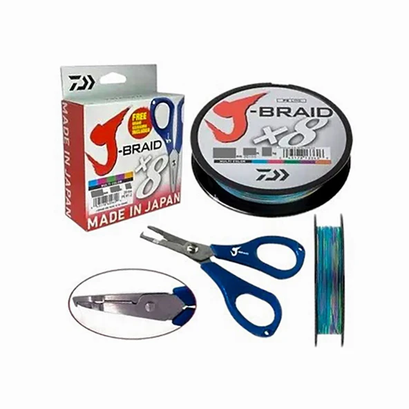 Daiwa JBraid 8B 300 M 0,24 MM Multicolor İp Misina ürün görseli 1