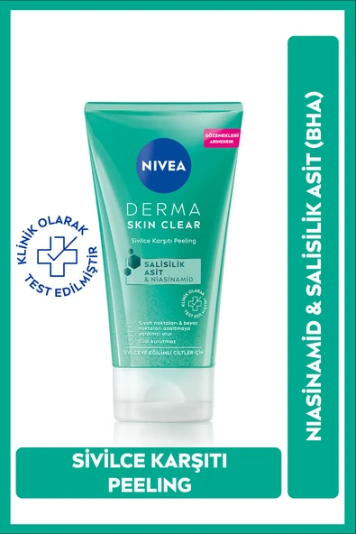 NIVEA DERMA SKIN CLEAR PEELING 150 ML - Resim 6