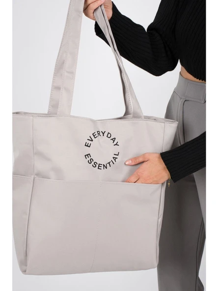 Monalisa Home Patlı Kadın Shopper Omuz Çantası ürün görseli 1