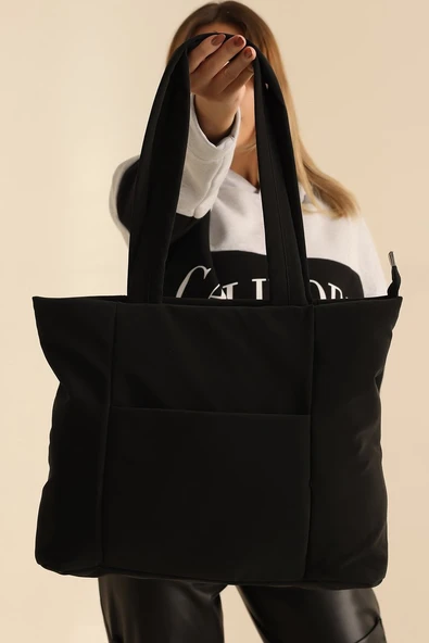 Monalisa Home Patlı Kadın Shopper Omuz Çantası ürün görseli 1