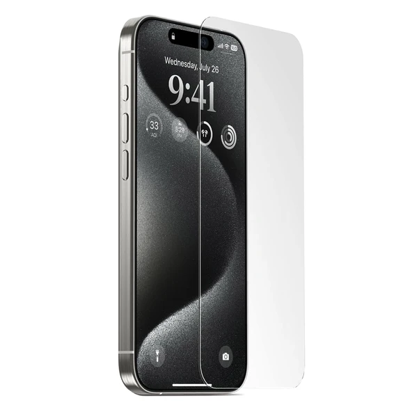 NoTech iPhone 15 Pro Temperli Cam Ekran Koruyucu ürün görseli 1