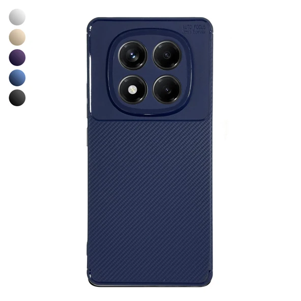 Xiaomi Redmi Note 14 Pro 4G Kılıf Focus Carbon Silikon Kapak ürün görseli 1