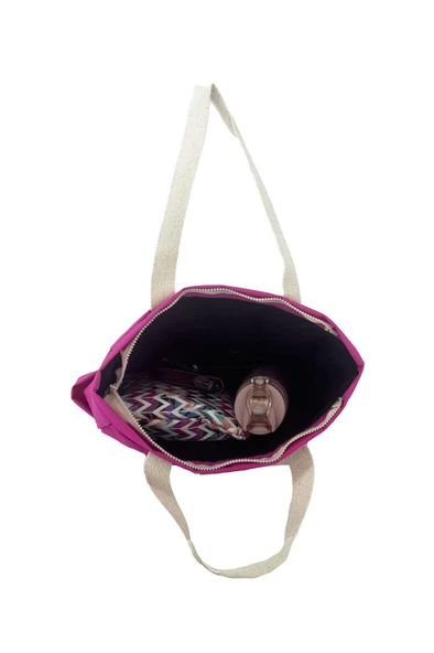 Keep Simple Kadın Çanta Kumaş Pembe 7008 - Resim 4