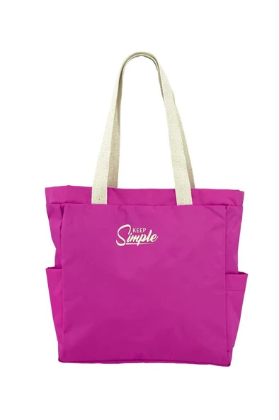 Keep Simple Kadın Çanta Kumaş Pembe 7008 - Resim 2