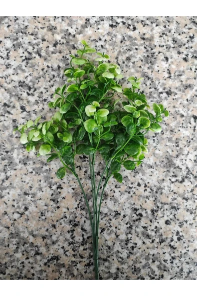 ADET  MİNİK YAPRAKLI BEYAZ  YAPAY ÇİÇEK EV DEKORASYON ARANJMAN DEKOR BALKON 30 CM ürün görseli 1